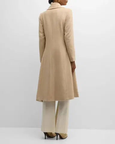 Sofia Cashmere Shawl-Collar Camel Hair Princess Coat | Thumbnail 6 Sofia Cashmere Shawl-Collar Camel Hair Princess Coat | Thumbnail 6