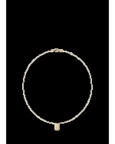 Boochier 18K Yellow Gold Diamond Mini Letter Necklace | Thumbnail 2 Boochier 18K Yellow Gold Diamond Mini Letter Necklace | Thumbnail 2