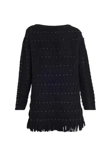 Diotima Notte Crystal Fringed Knit Mini Dress | Thumbnail 1 Diotima Notte Crystal Fringed Knit Mini Dress | Thumbnail 1