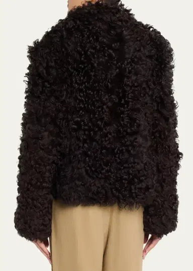 TWP Sylvia Curly Shearling Jacket | Thumbnail 3 TWP Sylvia Curly Shearling Jacket | Thumbnail 3