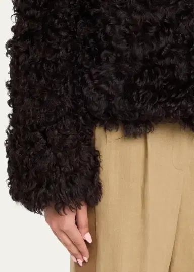 TWP Sylvia Curly Shearling Jacket | Thumbnail 5 TWP Sylvia Curly Shearling Jacket | Thumbnail 5