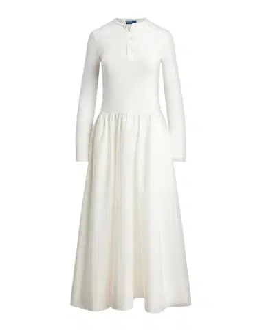 Polo Ralph Lauren Cotton Henley Midi Dress | Thumbnail 1 Polo Ralph Lauren Cotton Henley Midi Dress | Thumbnail 1