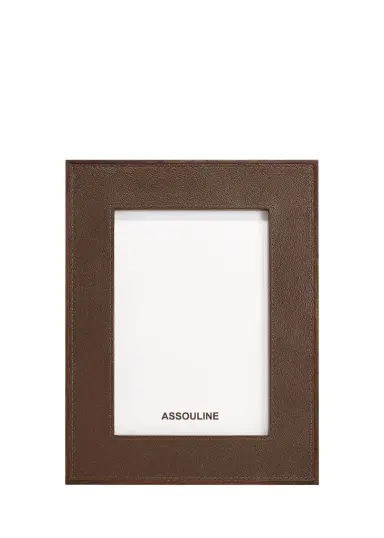 ASSOULINE Heritage Leather Frame, 5" x 7" | Thumbnail 1 ASSOULINE Heritage Leather Frame, 5" x 7" | Thumbnail 1