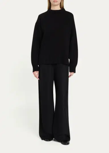 The Row Ophelia Wool-Cashmere Crewneck Sweater | Thumbnail 7 The Row Ophelia Wool-Cashmere Crewneck Sweater | Thumbnail 7