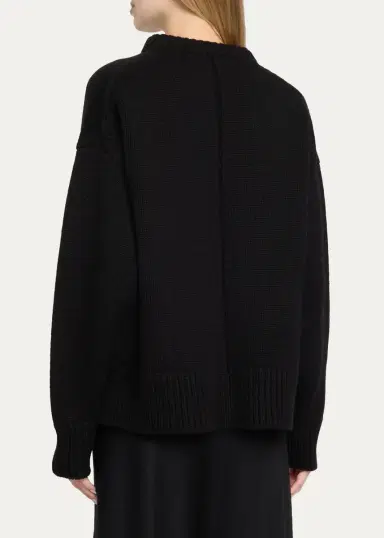 The Row Ophelia Wool-Cashmere Crewneck Sweater | Thumbnail 8 The Row Ophelia Wool-Cashmere Crewneck Sweater | Thumbnail 8