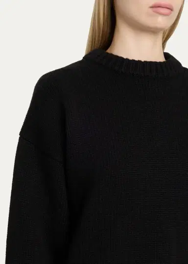 The Row Ophelia Wool-Cashmere Crewneck Sweater | Thumbnail 10 The Row Ophelia Wool-Cashmere Crewneck Sweater | Thumbnail 10