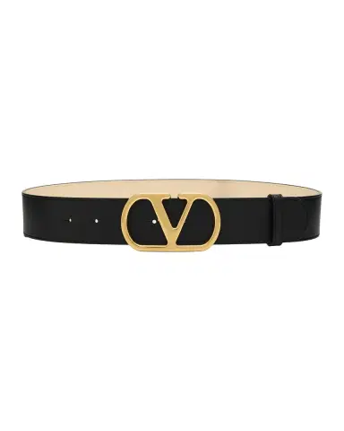 Valentino Garavani VLogo Signature Reversible Shiny Calfskin Belt 40MM | Thumbnail 3 Valentino Garavani VLogo Signature Reversible Shiny Calfskin Belt 40MM | Thumbnail 3