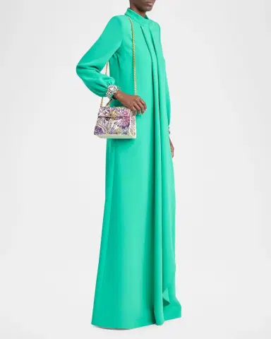 Valentino Garavani VSling Sequin Floral Top-Handle Bag | Thumbnail 5 Valentino Garavani VSling Sequin Floral Top-Handle Bag | Thumbnail 5
