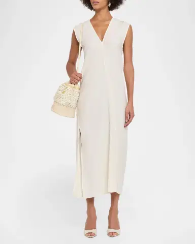 BTB Los Angeles Brielle Embellished Raffia and Leather Bucket Bag | Thumbnail 5 BTB Los Angeles Brielle Embellished Raffia and Leather Bucket Bag | Thumbnail 5