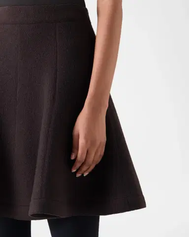 Akris punto Boiled Wool Panel Mini Skirt | Thumbnail 4 Akris punto Boiled Wool Panel Mini Skirt | Thumbnail 4