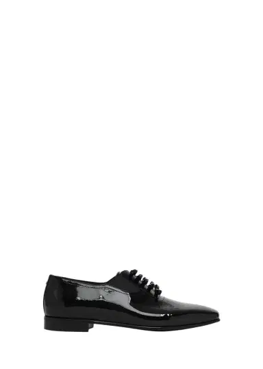 Valentino Garavani Men's Pas Des Dieux Oxfords in Patent Leather | Thumbnail 1 Valentino Garavani Men's Pas Des Dieux Oxfords in Patent Leather | Thumbnail 1