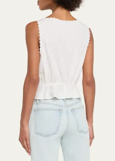 RE/DONE Jerry Eyelet Embroidered Tank Blouse | Thumbnail 3 RE/DONE Jerry Eyelet Embroidered Tank Blouse | Thumbnail 3