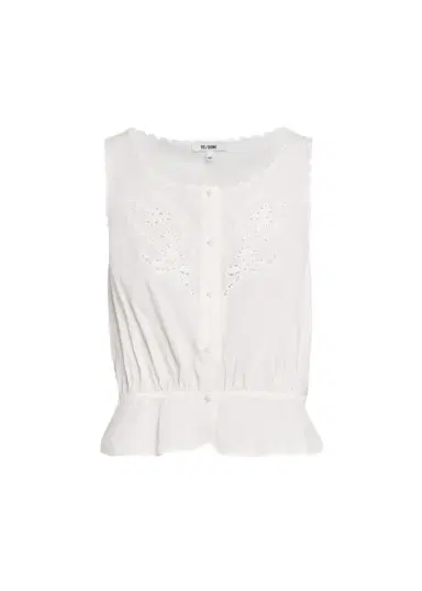 RE/DONE Jerry Eyelet Embroidered Tank Blouse | Thumbnail 1 RE/DONE Jerry Eyelet Embroidered Tank Blouse | Thumbnail 1