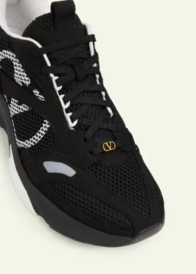 Valentino Garavani Men's V-Logo Mesh Sneakers | Thumbnail 5 Valentino Garavani Men's V-Logo Mesh Sneakers | Thumbnail 5