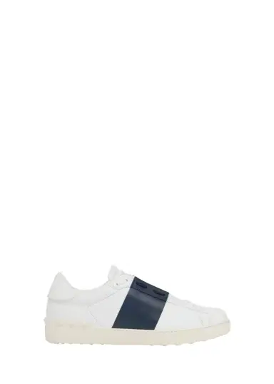 Valentino Garavani Men's Open Calfskin Sneakers | Thumbnail 1 Valentino Garavani Men's Open Calfskin Sneakers | Thumbnail 1