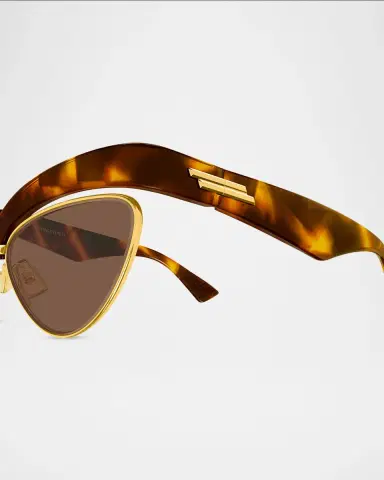 Bottega Veneta Tortoiseshell Cat Eye Sunglasses | Thumbnail 3 Bottega Veneta Tortoiseshell Cat Eye Sunglasses | Thumbnail 3
