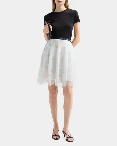 Marc Jacobs Blurred Floral Chiffon Skirt | Thumbnail 2 Marc Jacobs Blurred Floral Chiffon Skirt | Thumbnail 2