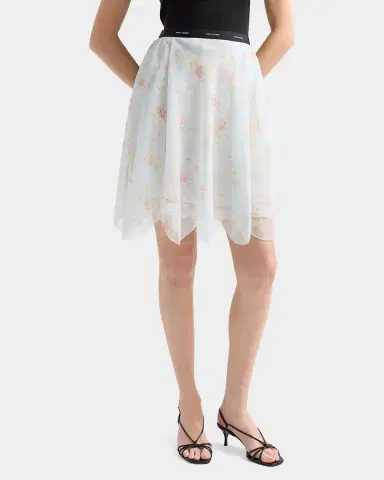 Marc Jacobs Blurred Floral Chiffon Skirt | Thumbnail 4 Marc Jacobs Blurred Floral Chiffon Skirt | Thumbnail 4