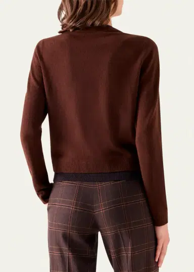 Akris punto Wool-Cashmere V-Neck Cardigan | Thumbnail 3 Akris punto Wool-Cashmere V-Neck Cardigan | Thumbnail 3