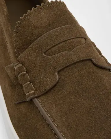 Christian Louboutin Men's The Harold I Flat Leather Red-Sole Boat Shoes | Thumbnail 3 Christian Louboutin Men's The Harold I Flat Leather Red-Sole Boat Shoes | Thumbnail 3