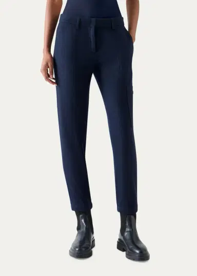 Akris punto Mila Wool Tapered-Leg Ankle Cargo Pants | Thumbnail 2 Akris punto Mila Wool Tapered-Leg Ankle Cargo Pants | Thumbnail 2