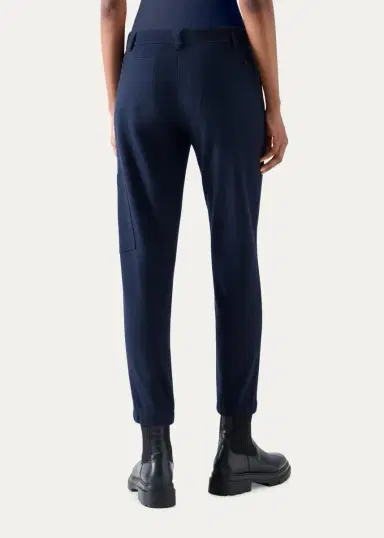 Akris punto Mila Wool Tapered-Leg Ankle Cargo Pants | Thumbnail 3 Akris punto Mila Wool Tapered-Leg Ankle Cargo Pants | Thumbnail 3