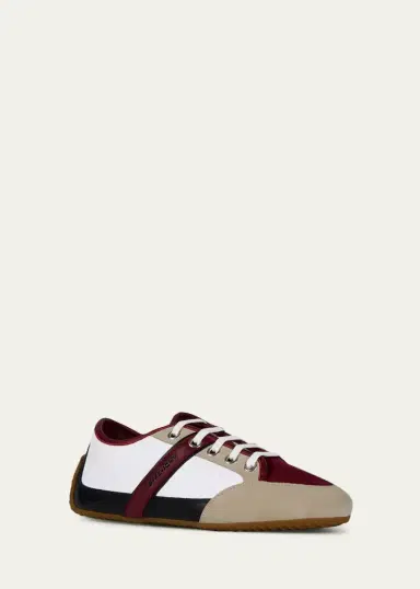 Givenchy Slim Nylon and Suede Low-Top Sneakers | Thumbnail 2 Givenchy Slim Nylon and Suede Low-Top Sneakers | Thumbnail 2