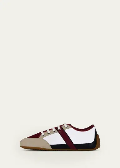 Givenchy Slim Nylon and Suede Low-Top Sneakers | Thumbnail 3 Givenchy Slim Nylon and Suede Low-Top Sneakers | Thumbnail 3