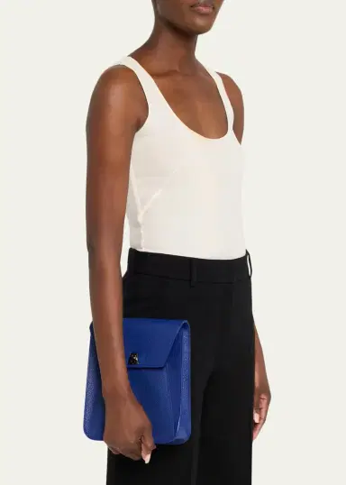 Akris Anouk Small Leather Messenger Bag | Thumbnail 4 Akris Anouk Small Leather Messenger Bag | Thumbnail 4