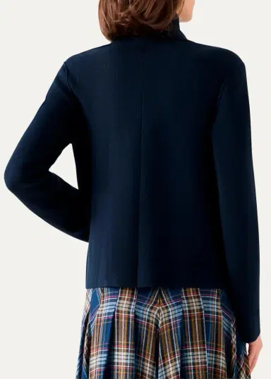 Akris punto Stretch Wool Cardigan-Style Jacket | Thumbnail 3 Akris punto Stretch Wool Cardigan-Style Jacket | Thumbnail 3