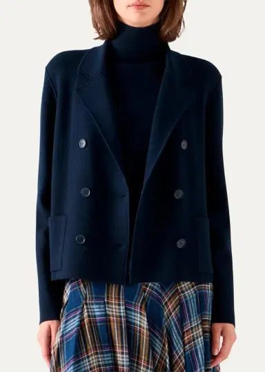 Akris punto Stretch Wool Cardigan-Style Jacket | Thumbnail 4 Akris punto Stretch Wool Cardigan-Style Jacket | Thumbnail 4