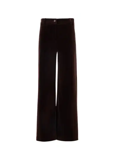 Akris punto Caia Velvet Straight-Leg Crop Trousers | Thumbnail 1 Akris punto Caia Velvet Straight-Leg Crop Trousers | Thumbnail 1