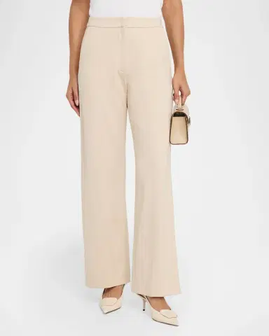 Misook Wide-Leg Stretch Ponte Pants | Thumbnail 4 Misook Wide-Leg Stretch Ponte Pants | Thumbnail 4