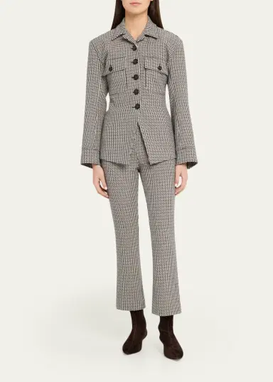 Veronica Beard Molyneux Houndstooth Jacket | Thumbnail 2 Veronica Beard Molyneux Houndstooth Jacket | Thumbnail 2