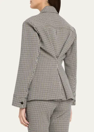 Veronica Beard Molyneux Houndstooth Jacket | Thumbnail 3 Veronica Beard Molyneux Houndstooth Jacket | Thumbnail 3