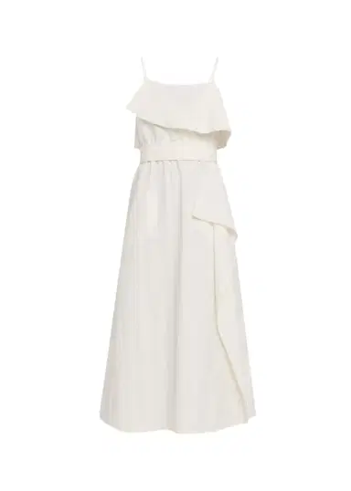 Proenza Schouler White Label Reign Washed Cotton Midi Dress | Thumbnail 1 Proenza Schouler White Label Reign Washed Cotton Midi Dress | Thumbnail 1