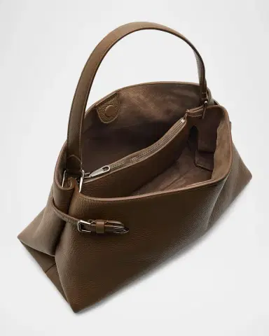 Brunello Cucinelli Grain Leather Shoulder Bag | Thumbnail 4 Brunello Cucinelli Grain Leather Shoulder Bag | Thumbnail 4