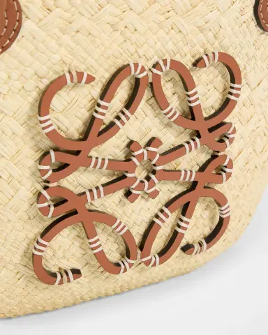 LOEWE Anagram Small Woven Basket Tote Bag | Thumbnail 4 LOEWE Anagram Small Woven Basket Tote Bag | Thumbnail 4