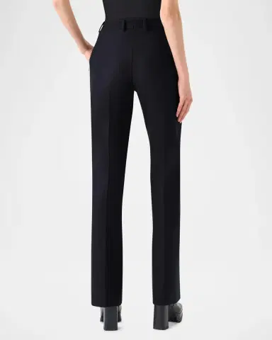 Akris Wool Stretch Flannel Bootcut Trousers | Thumbnail 3 Akris Wool Stretch Flannel Bootcut Trousers | Thumbnail 3