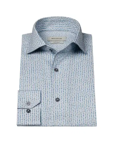 Bugatchi Men's OoohCotton Devon Printed Long-Sleeve Shirt | Thumbnail 3 Bugatchi Men's OoohCotton Devon Printed Long-Sleeve Shirt | Thumbnail 3
