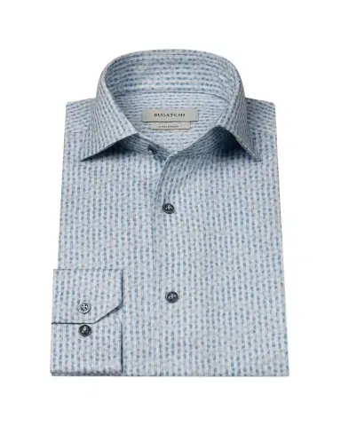 Bugatchi Men's OoohCotton Devon Printed Long-Sleeve Shirt | Thumbnail 1 Bugatchi Men's OoohCotton Devon Printed Long-Sleeve Shirt | Thumbnail 1