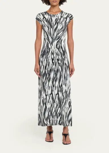 Proenza Schouler White Label Miranda Belted A-Line Maxi Dress | Thumbnail 2 Proenza Schouler White Label Miranda Belted A-Line Maxi Dress | Thumbnail 2