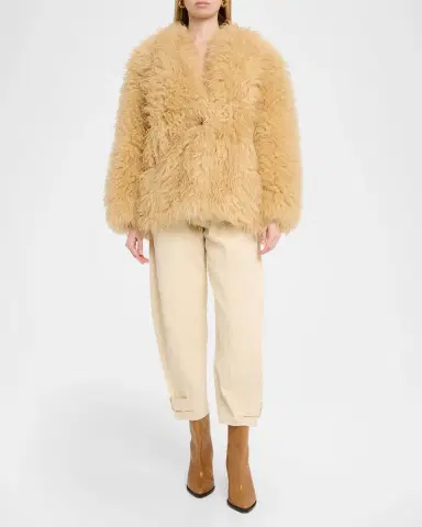 Isabel Marant Mylae Faux-Fur Coat | Thumbnail 2 Isabel Marant Mylae Faux-Fur Coat | Thumbnail 2