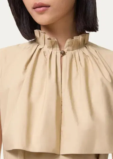 Burberry Jessica Sleeveless Belted Cotton Poplin Midi Dress | Thumbnail 4 Burberry Jessica Sleeveless Belted Cotton Poplin Midi Dress | Thumbnail 4