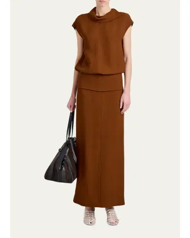 Proenza Schouler Liora Heavy Sable Maxi Skirt | Thumbnail 2 Proenza Schouler Liora Heavy Sable Maxi Skirt | Thumbnail 2