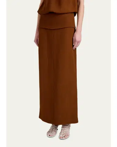 Proenza Schouler Liora Heavy Sable Maxi Skirt | Thumbnail 4 Proenza Schouler Liora Heavy Sable Maxi Skirt | Thumbnail 4