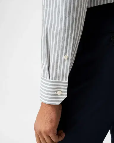 Eton Men's Striped Twill Slim-Fit Shirt | Thumbnail 5 Eton Men's Striped Twill Slim-Fit Shirt | Thumbnail 5