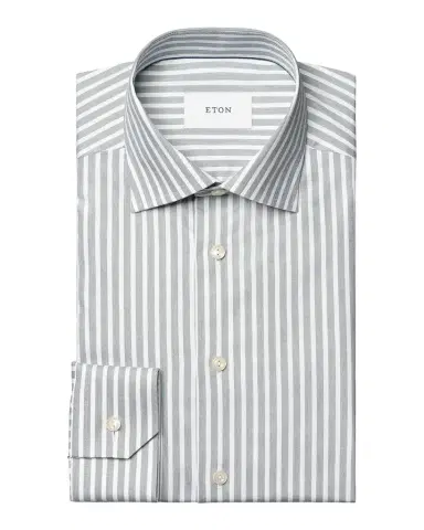 Eton Men's Striped Twill Slim-Fit Shirt | Thumbnail 1 Eton Men's Striped Twill Slim-Fit Shirt | Thumbnail 1