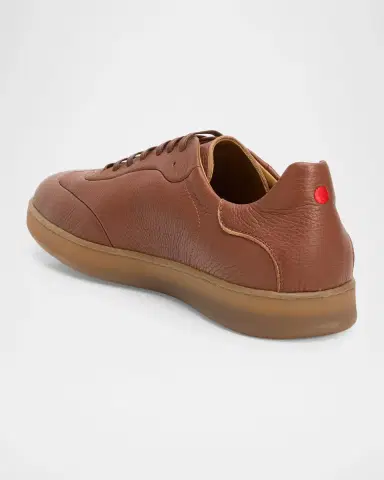 Kiton Men's Deerskin Low-Top T-Toe Sneakers | Thumbnail 2 Kiton Men's Deerskin Low-Top T-Toe Sneakers | Thumbnail 2