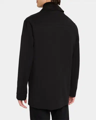 Tom Ford Men's Leather-Trim Canvas Field Jacket | Thumbnail 3 Tom Ford Men's Leather-Trim Canvas Field Jacket | Thumbnail 3